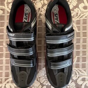 Specialized Body Geometry Sport Mtb Clip-In Bicycle Shoes Black/Red Size EU 38